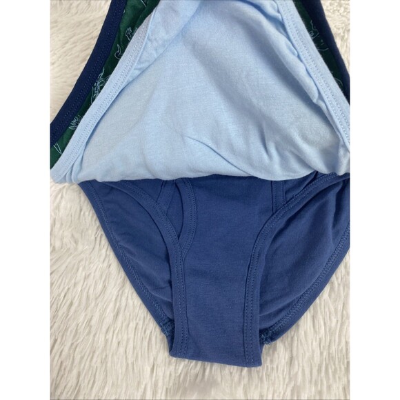 GAP Kids Boy Briefs Underwear Size M/8 Cotton 4 Pack Dinosaurs Print Blue Green - Picture 4 of 7